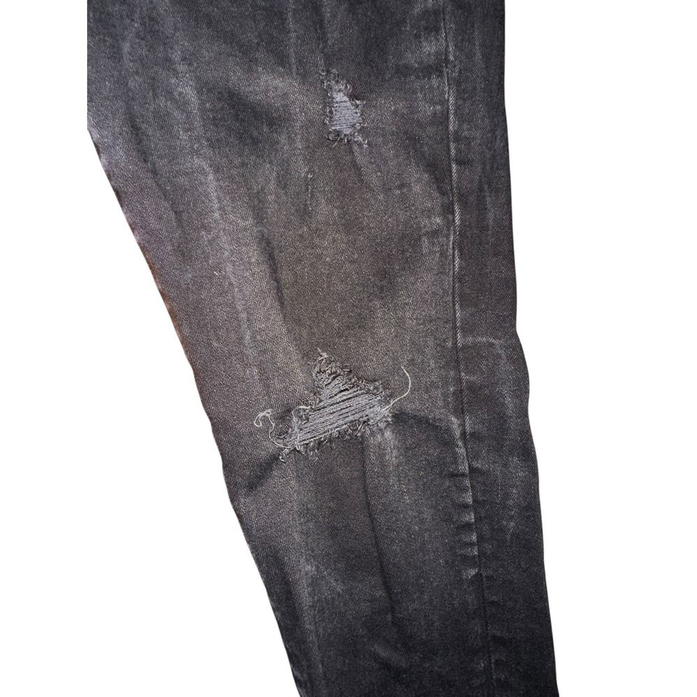 Denim & Supply Ralph Lauren Womens 30 Black Denim Jeans Morgan Crop 30x26 - Picture 3 of 10